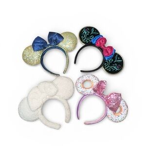 Bundle of 4 Disneyland Minnie Mouse Assorted Colors Headbands